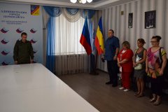 Церемония вручения наград родственникам погибших военнослужащих  Народной милиции ЛНР состоялась в Первомайске