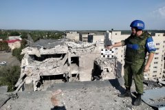Представительством ЛНР в СЦКК и Следственным комитетом Российской Федерации зафиксированы последствия обстрела г. Первомайск (ЛНР)