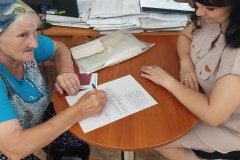 СПЕЦИАЛИСТЫ УПРАВЛЕНИЯ ТРУДА И СОЦИАЛЬНОЙ ЗАЩИТЫ НАСЕЛЕНИЯ ПРОВЕЛИ ВЫЕЗДНОЙ ПРИЕМ ГРАЖДАН В г.Горское