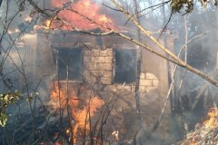 Нежилой дом сгорел в Первомайске из-за короткого замыкания ЛЭП – МЧС