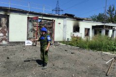 ВСУ в результате обстрела разрушили в Горском четыре жилых дома, здание МЧС и ДК - СЦКК