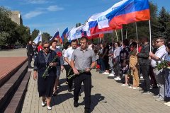 79-Я ГОДОВЩИНА ОСВОБОЖДЕНИЯ ГОРОДА ПЕРВОМАЙСКА  ОТ НЕМЕЦКО-ФАШИСТСКИХ ЗАХВАТЧИКОВ