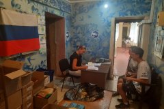 В Первомайске завершилась выдача гуманитарной помощи очередной категории населения
