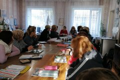 Беседа по пожарной безопасности в отделении социальной помощи на дому