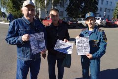 Спасатели в очередной раз рассказали жителям Первомайска о действиях при обнаружении взрывоопасных предметов
