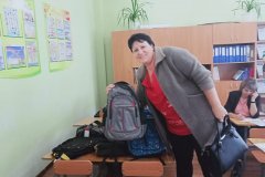 Калужская область передала портфели и школьные принадлежности для обучающихся младших классов Первомайска, Золотого и Калиново