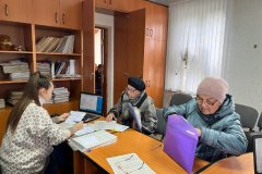 Специалисты управления труда и социальной защиты населения провели выездной прием граждан в п.Калиново