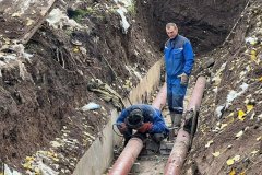 "Луганскгаз" и калужские специалисты заменят около 600 м теплотрассы в Первомайске