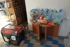 "Пункт подзарядки" для жителей, у которых нет света, открылся в Горском – мэр Первомайска