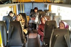 Группа из пожилых жителей Попаснянского района отправилась на зиму в социальные учреждения