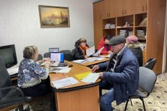 СПЕЦИАЛИСТЫ УПРАВЛЕНИЯ ТРУДА И СОЦИАЛЬНОЙ ЗАЩИТЫ НАСЕЛЕНИЯ ПРОВЕЛИ ВЫЕЗДНОЙ ПРИЕМ ГРАЖДАН В пгт КАЛИНОВО