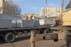 Фонд развития территорий доставил в Первомайск 6 тыс. листов шифера