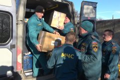 Калужские спасатели доставили коллегам из Первомайска подарки для детей и быттехнику – МЧС