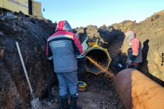Специалисты "Луганскгаза" восстановили участок газопровода Луганск-Лисичанск-Рубежное