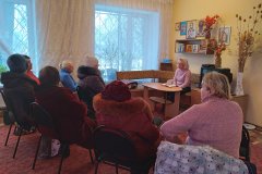 Занятие в «Школе безопасности для пожилых людей»