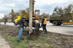 В Первомайске продолжают выполнять работы по улучшению дорожной сети