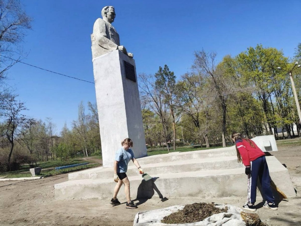 В городском округе город Первомайск приводят в порядок памятные места, посвященные событиям Великой Отечественной войны