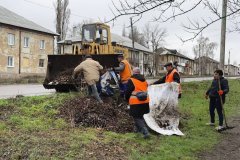 В Первомайске активно проводят мероприятия по благоустройству территорий