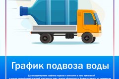ПОДВОЗ ВОДЫ НА 23.04.2025