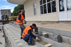 Калужские специалисты продолжают восстанавливать досуговый центр «Заря»