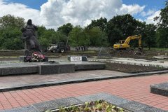 В Первомайске реконструируют площадь Боевой славы