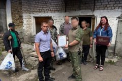 В Первомайске единороссы поздравили военнослужащих с Днем ветеранов боевых действий