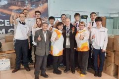 В Первомайск доставлен очередной гуманитарный груз из города Новый Уренгой Ямало-Ненецкого автономного округа России
